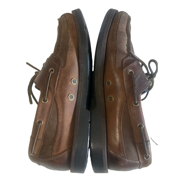Timberland  2-Eye Boat Shoes Mens 11M Brown Leather Lace-Up Classic 71054 main image 4